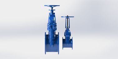 Tipo di flange di ferro flessibile resistente Valvola di cancello a vite esterna
