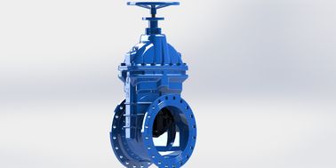Valvola di chiusura morbida resistente alla corrosione Tipo valvola di porta idrica con funzionamento manuale / elettrico