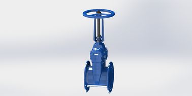 Valvola di chiusura morbida resistente alla corrosione Tipo valvola di porta idrica con funzionamento manuale / elettrico