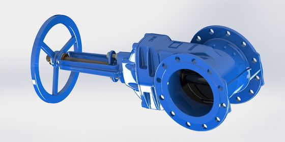 Valvola a saracinesca per acqua a bassa manutenzione con guarnizione EPDM e intervallo di dimensioni da 2 a 32 pollici per il controllo dell'acqua industriale