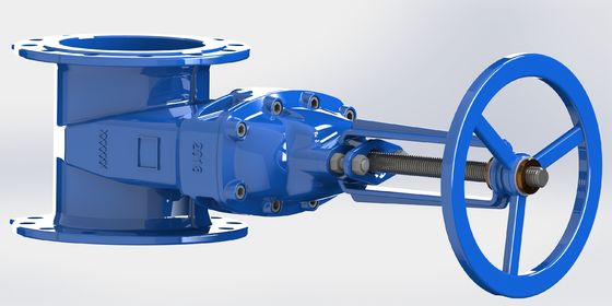 Valvola a saracinesca flangiata per acqua con classe di pressione PN25 e alta capacità di flusso per applicazioni di tubazioni durevoli