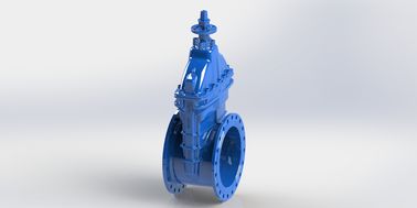 Tipo di flange di ferro flessibile resistente Valvola di cancello a vite esterna