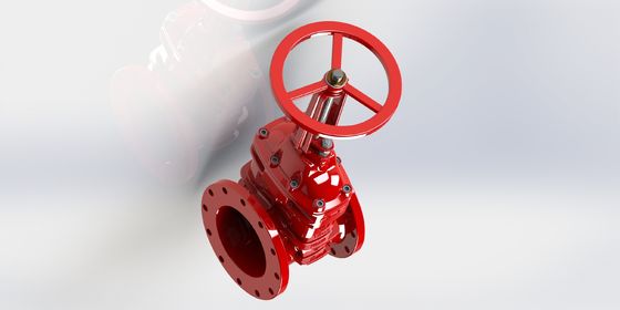 Valvola di ingresso UL FM con sigillo EPDM e rivestimento epossidico a fusione per sistemi antincendio