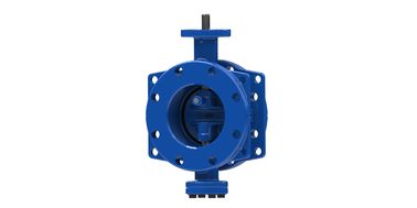 Connessione a flangia doppia eccentrica Valvola farfalla resistente versatile per industria