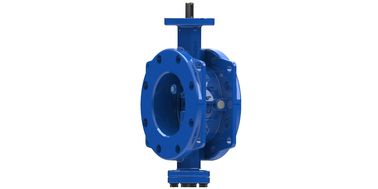 Connessione a flangia doppia eccentrica Valvola farfalla resistente versatile per industria