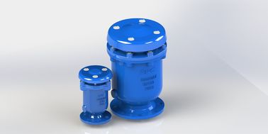 Valvola di rilascio d'aria di combinazione di ferro duttile con filo e flange a foratura completa