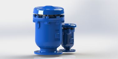 Valvola d'aria di tripla funzione PN10/16/25 di ferro duttile per acque reflue
