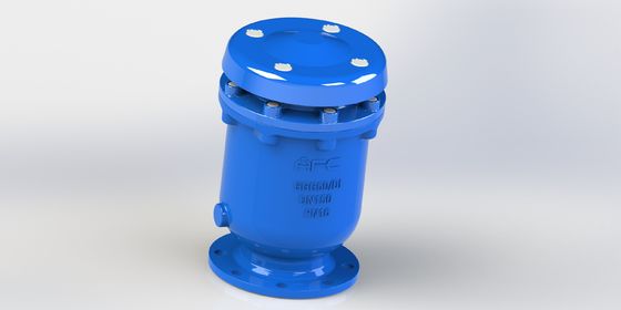 Valvola di rilascio dell'aria a combinazione di ferro duttile da 50-300 mm con tripli funzioni per sistemi di fluidi industriali