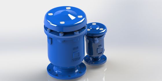 Valvola di rilascio dell'aria a combinazione di ferro duttile da 50-300 mm con tripli funzioni per sistemi di fluidi industriali