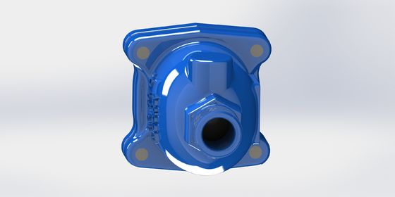 Valvola di rilascio dell'aria di combinazione di ferro duttile con connessione a filo e flange EN1074-4 certificata per reti di condotte