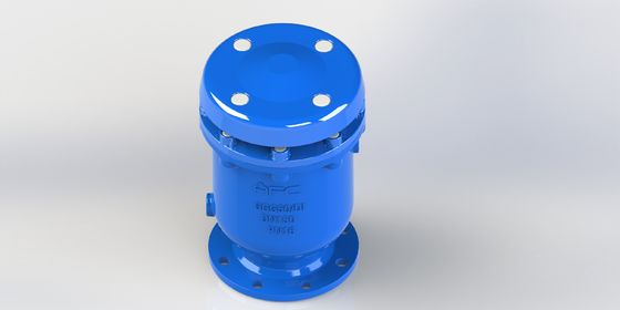 Valvola combinata di sfiato aria con galleggiante in acciaio inossidabile e connessione a flangia filettata per sistemi di pressione PN10-16-25