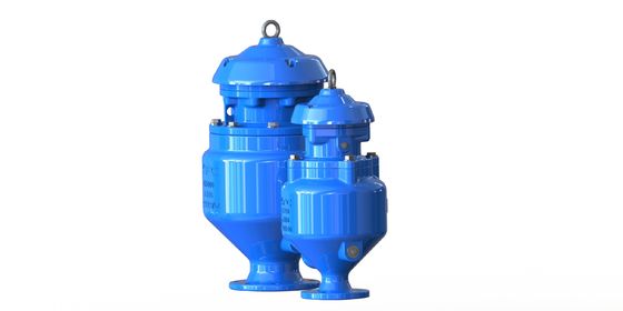 Valvola di rilascio dell'aria di scarico con gamma di dimensioni DN50-DN200 Parti interne in 316SS e valori di pressione PN10-PN40