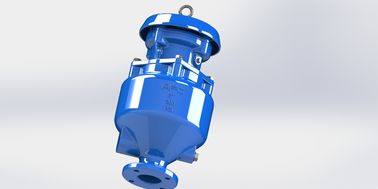 DN50-DN200 Valvola di rilascio dell'aria per scarico di acque reflue di ferro duttile con tipo di connessione flange/filamento