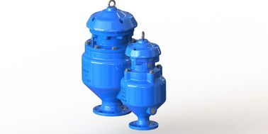 DN50-DN200 Valvola di rilascio dell'aria per scarico di acque reflue di ferro duttile con tipo di connessione flange/filamento