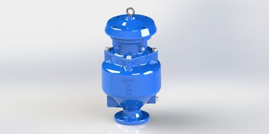 DN50-DN200 Valvola di rilascio dell'aria per scarico di acque reflue di ferro duttile con tipo di connessione flange/filamento