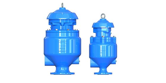 Valvola di rilascio dell'aria di scarico in ferro duttile DN50-DN200 con pressione nominale PN10-PN40 per sistemi di trattamento delle acque reflue e di approvvigionamento idrico