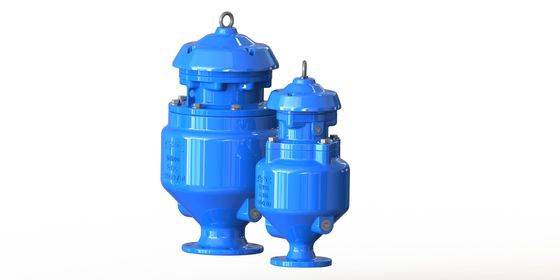 Valvola di rilascio dell'aria di scarico con gamma di dimensioni DN50-DN200 Parti interne in 316SS e valori di pressione PN10-PN40