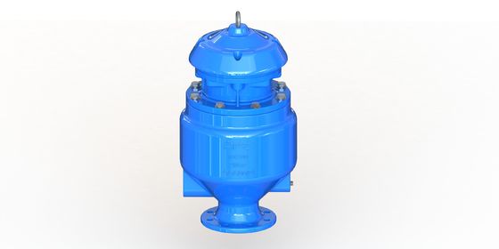 Valvola di rilascio dell'aria di scarico in ferro duttile resistente alle alte temperature ≤ 80°C e anticorrosione per sistemi di acque reflue