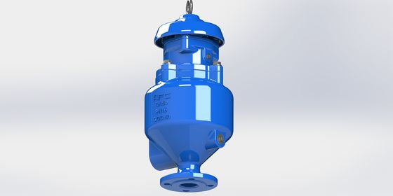 Valvola di rilascio dell'aria di scarico in ferro duttile DN50-DN200 con pressione nominale PN10-PN40 per sistemi di trattamento delle acque reflue e di approvvigionamento idrico