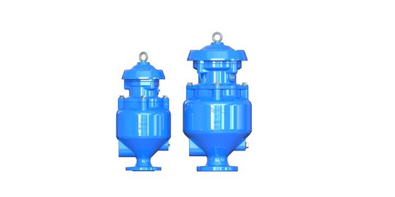 Valvola di rilascio dell'aria di scarico in ferro duttile DN50-DN200 per sistemi di scarico con resistenza alla temperatura ≤ 80°C