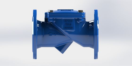 Valvola di controllo Swing Flex con pressione nominale PN16, corpo in ferro duttile e materiale di tenuta EPDM per applicazioni idriche