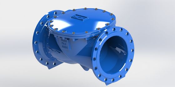 EN12266 Standard di prova Valvola di controllo flessibile oscillante con tipo di connessione a flange e materiale di tenuta EPDM per il controllo dei fluidi industriali