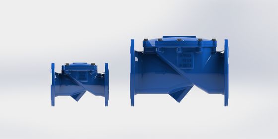 Valvola di controllo flessibile a oscillazione di ferro duttile con connessione a flange e sigillo EPDM per il controllo delle tubazioni industriali