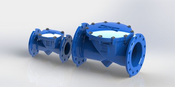 Valvola di controllo flessibile a oscillazione certificata ISO con materiale di tenuta EPDM per la gamma di temperatura 0-80 °C
