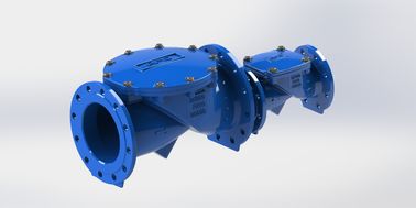 Valvola di controllo flessibile per il corpo di ferro flessibile con disco di gomma EPDM / NBR per le acque reflue
