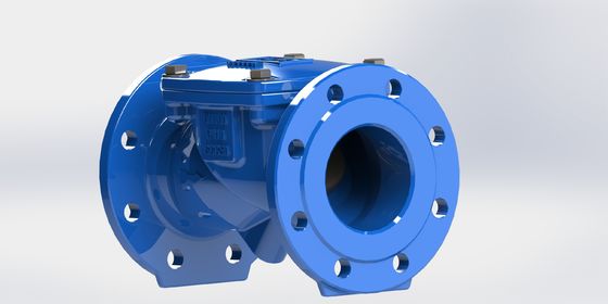 Valvola di controllo flessibile a oscillazione di ferro duttile con connessione a flange e sigillo EPDM per il controllo delle tubazioni industriali