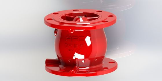 Valvola di controllo di ferro duttile non slam con collegamento rapido di chiusura e di flange per sistemi di trattamento dell'acqua