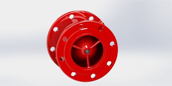 Valvola di controllo di ferro duttile non slam con collegamento rapido di chiusura e di flange per sistemi di trattamento dell'acqua