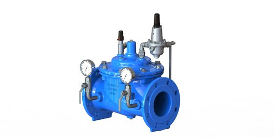 EN1092-2 Valvola di riduzione della pressione dell'acqua standard con corpo rivestito di epossidi e sedile SS304