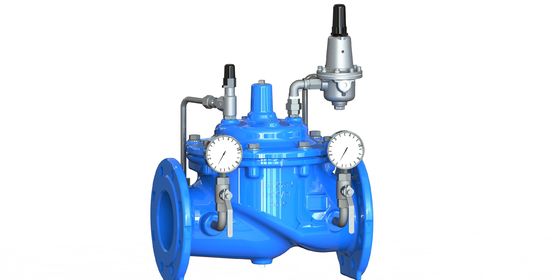 Valvola di riduzione della pressione dell'acqua con sedile SS304 e diaframma EPDM rinforzato in nylon per un controllo preciso della pressione