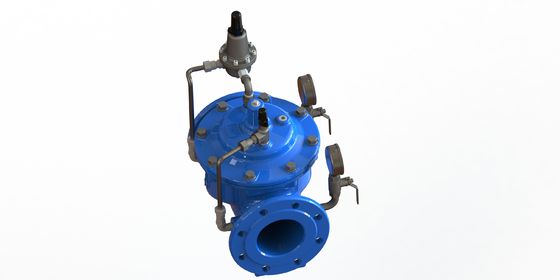 Valvola di riduzione della pressione dell'acqua con sedile SS304 e diaframma EPDM rinforzato in nylon per un controllo preciso della pressione