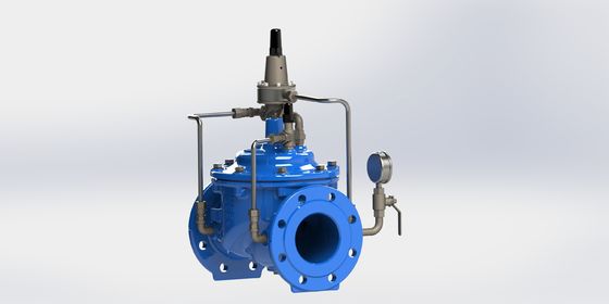 Valvola di mantenimento della pressione in ferro duttile con pressione massima PN25 e dimensioni da 2 a 40 pollici