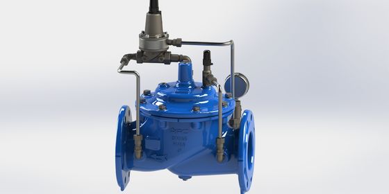 Valvola di sostegno della pressione in ferro duttile PN25 con connessione flangiata per un controllo affidabile della pressione