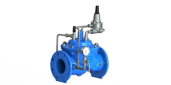 Valvola di mantenimento della pressione in ferro duttile con pressione massima PN25 e dimensioni da 2 a 40 pollici