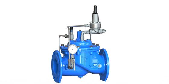 PN25 Valvola di mantenimento della pressione massima con connessione a flange e materiale di ferro duttile per tubazioni da 2 a 40 pollici