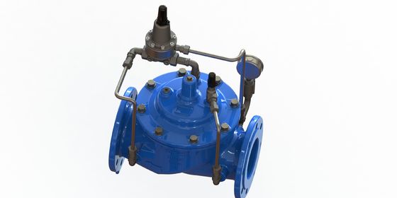PN25 Valvola di mantenimento della pressione massima con connessione a flange e materiale di ferro duttile per tubazioni da 2 a 40 pollici