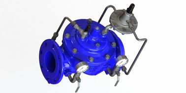 EN1074-5 Valvola di controllo del flusso idraulica resistente di ferro flessibile standard per la gamma di temperatura 0-80 gradi Fahrenheit
