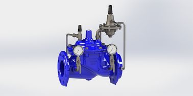 Valvola di controllo del flusso di ferro duttile EN1074-5 Standard SS304 Trim