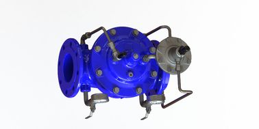 Valvola di controllo del flusso A400 sigillata Blue Ral5005 EPDM SS304 Pilot