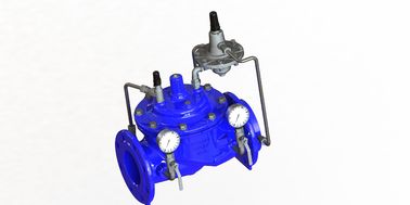 Valvola di controllo del flusso A400 sigillata Blue Ral5005 EPDM SS304 Pilot