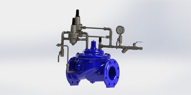 Valvola del diaframma azionata idraulicamente con rinforzo in nylon e diaframma EPDM