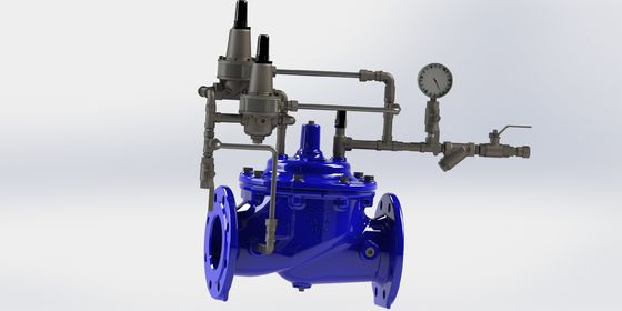 Valvola di anticipazione delle ondate di ferro flessibile rivestita di gomma EPDM con funzione di anticipazione delle ondate per sistemi idrici