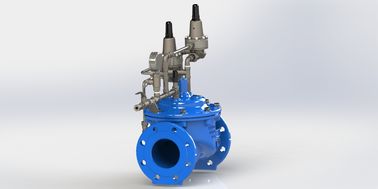 Valvola manuale di tipo globo/sorgente A2A5 con diaframma EPDM e connessione a fine flange