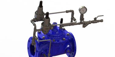 Valvola manuale di tipo globo/sorgente A2A5 con diaframma EPDM e connessione a fine flange
