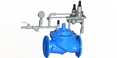 Valvola di controllo di previsione della pressione della flangia PN10-25 blu EN1074-5