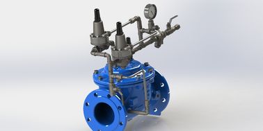 Valvola del diaframma azionata idraulicamente con rinforzo in nylon e diaframma EPDM